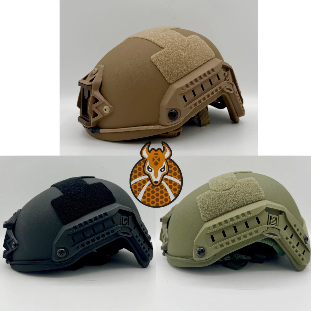 IRON ARMADILLO® Fast Response High Cut (FRHC) Gen 3 Ballistic Helmet – Iron Armadillo® Tactical