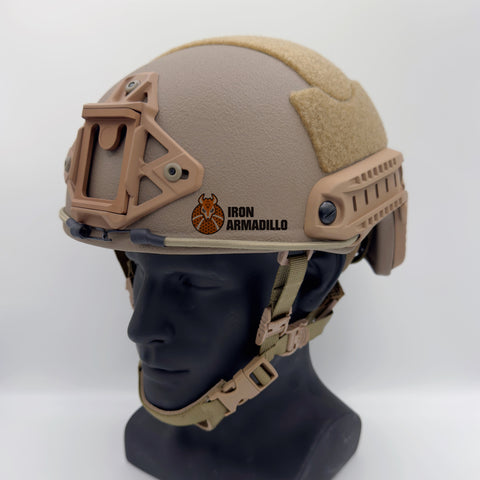 combat helmet as motorcycle helmet IRON ARMADILLO® Fast Response High Cut (FRHC) Gen 2 Ballistic Helmet – Iron Armadillo® Tactical